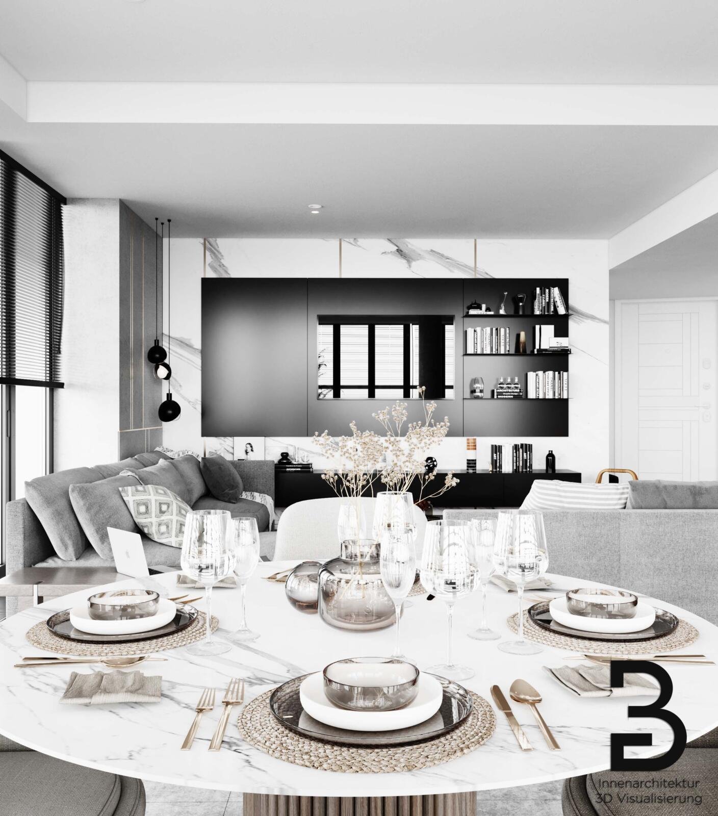 Eingangsflur Penthouse Frankfurt Skyline Plaza