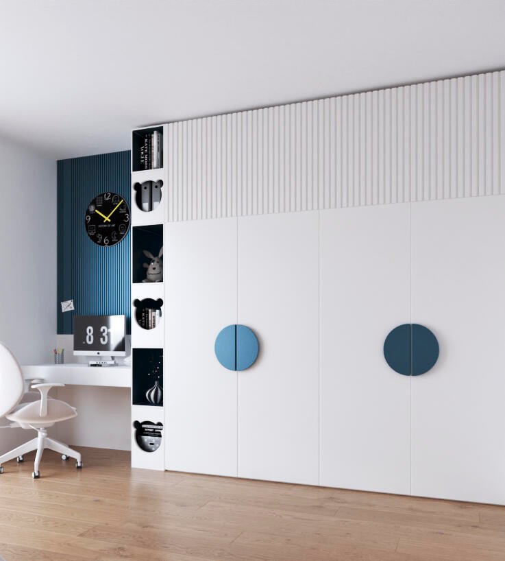 Jugendzimmer mit Stauraum Familie Pollmann