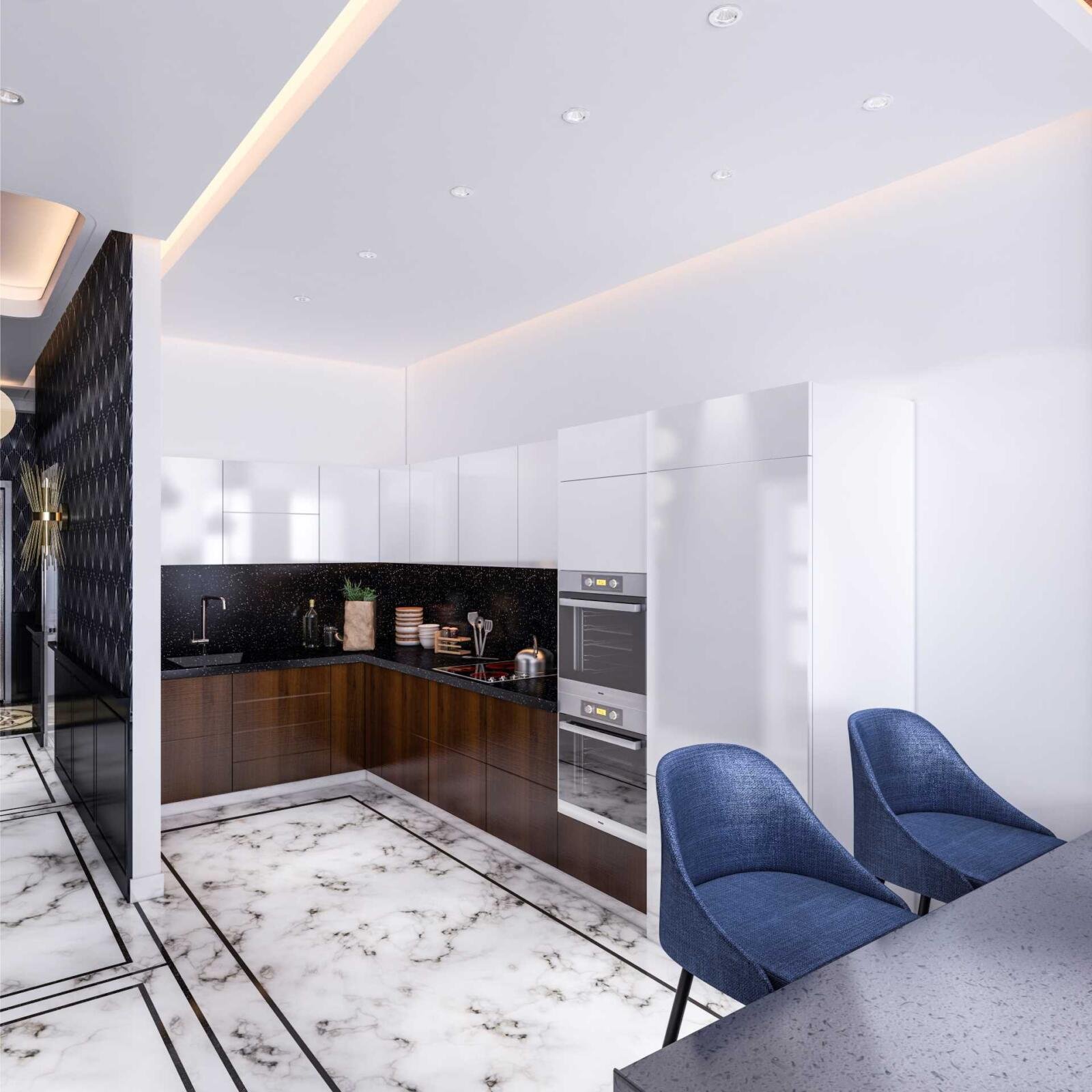 Exklusive Luxusküche Lykia Residence Antalya Interior