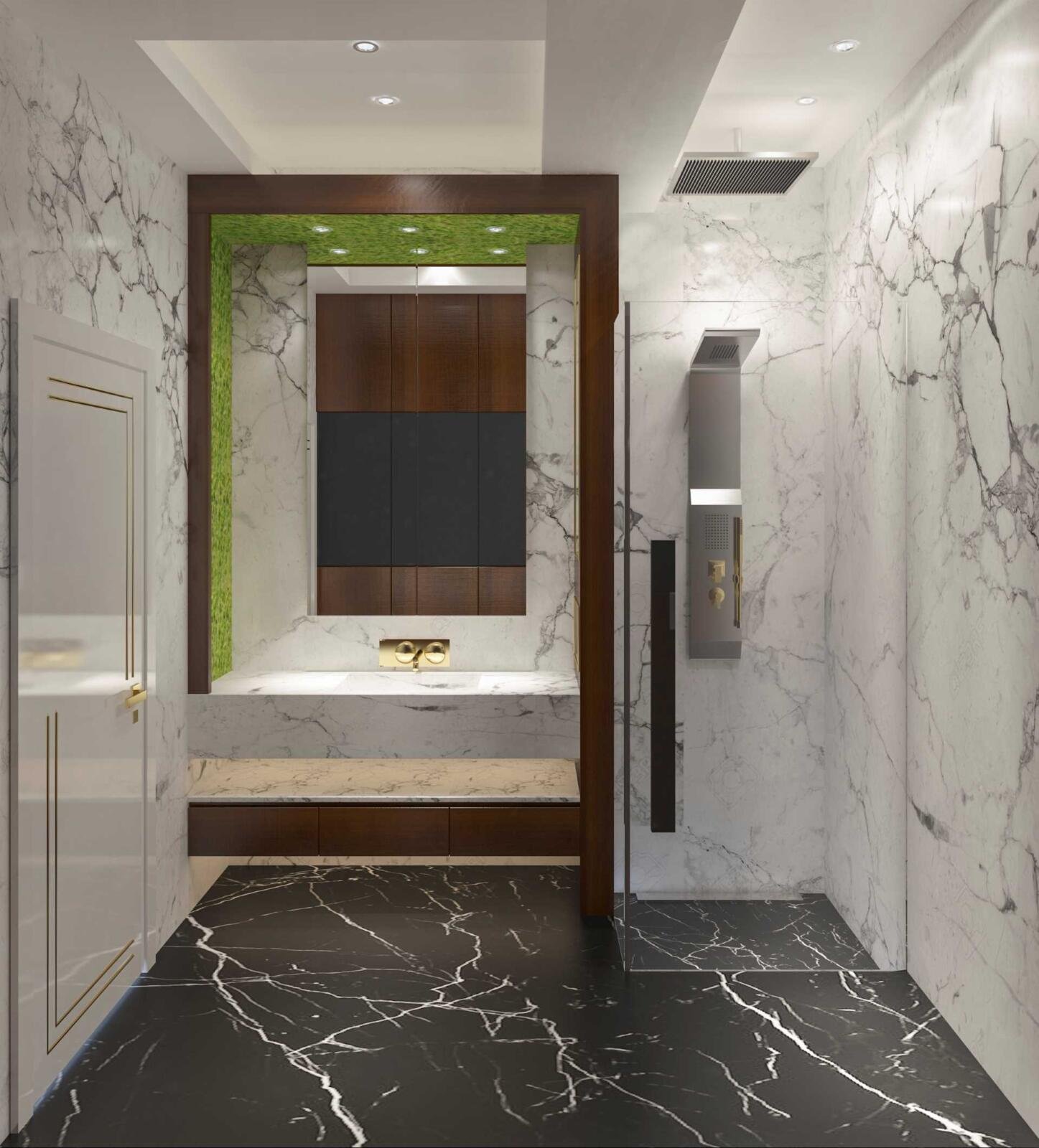 Luxuriöses Badezimmer Design Lykia Residence Antalya