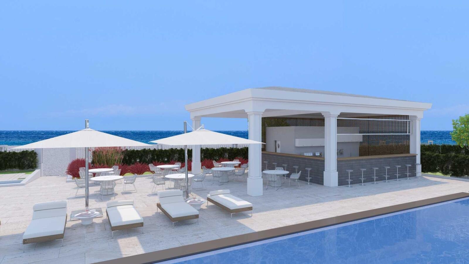 Exklusive Snackbar am Pool Lykia Residence Antalya