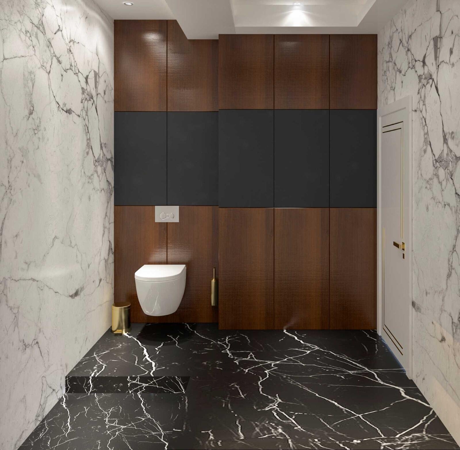 Modernes WC Interieur Design Lykia Residence Antalya